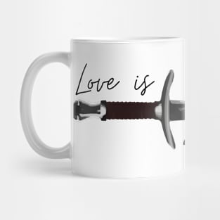 love is a dagger Mug